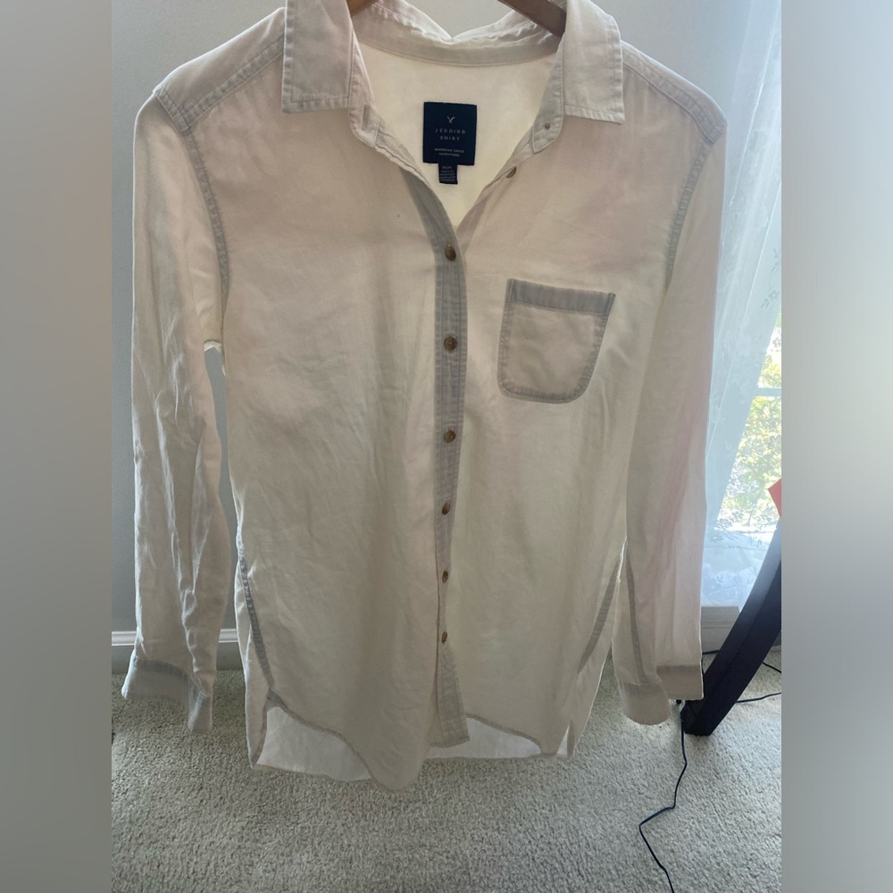 american Eagle jegging shirt